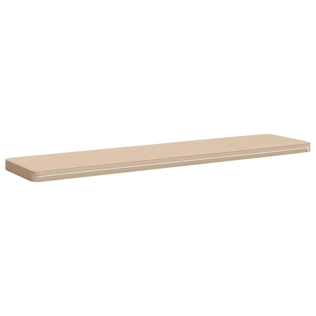 Cuscini per Panchina a 2 Pezzi VUGHT 2 pz 100% Poliestere Crema 951481