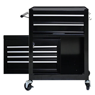 Cassettiera Portautensili su Ruote 6 Cassetti ¨C MINIMAL ¨C Nero