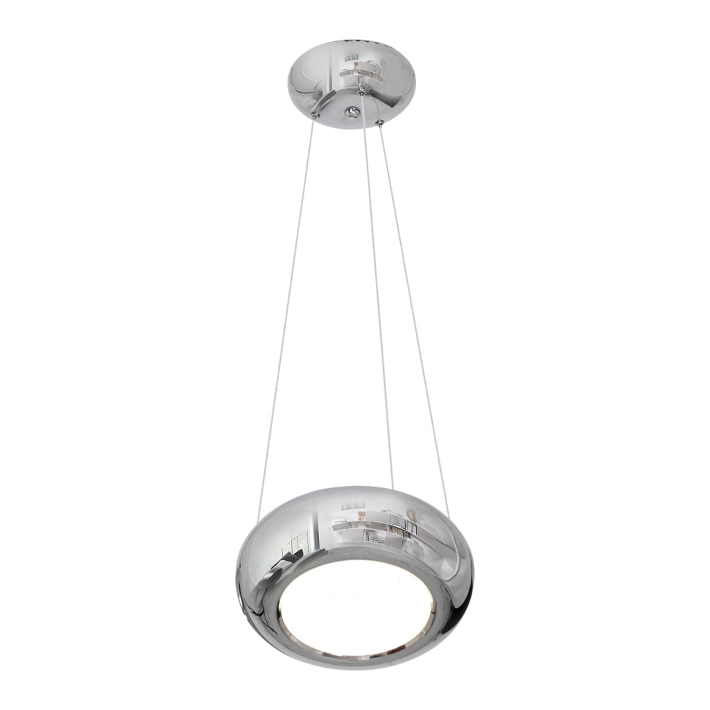 Lampada a sospensione Milagro Mercurio ML328 LED 12W cromo Ø25
