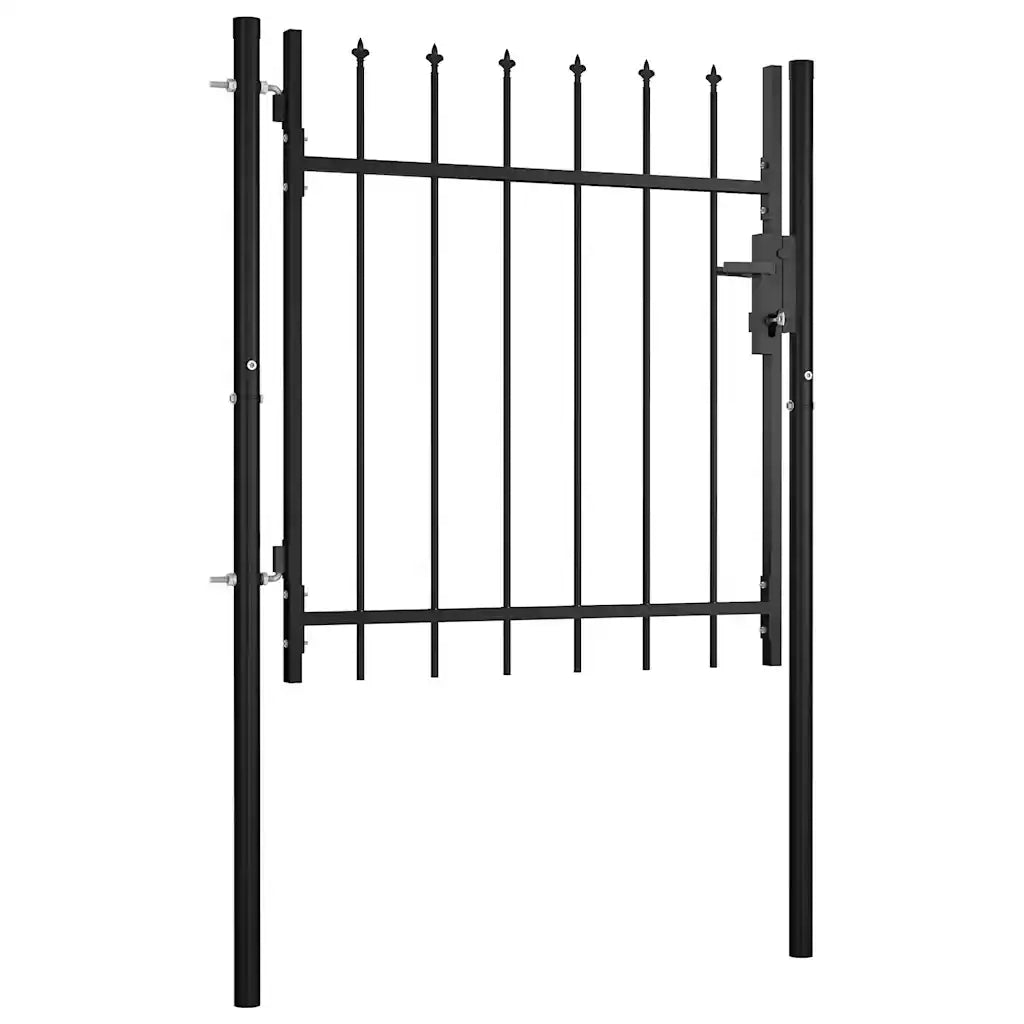 Cancello per recinzione Boxtel con punta a lancia 100x75 cm 144358