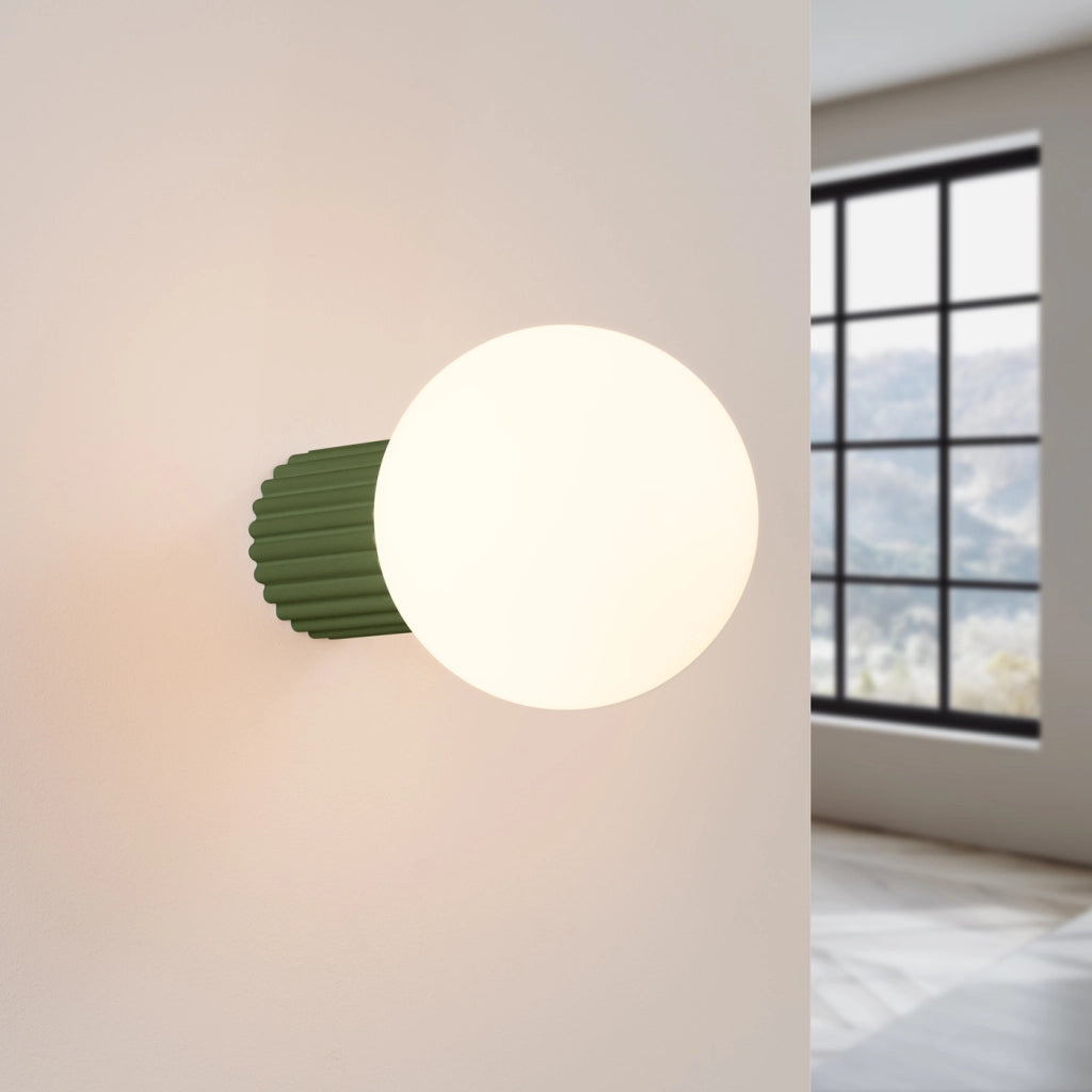 Lampada da parete HALO verde oliva IP44