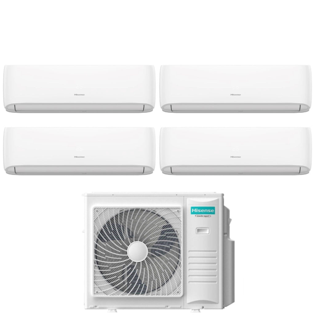 Condizionatore Quadri Split Hisense Hi-Comfort 9+9+12+12 con 5AMW105U4RQC R-32 Wi-Fi Integrato