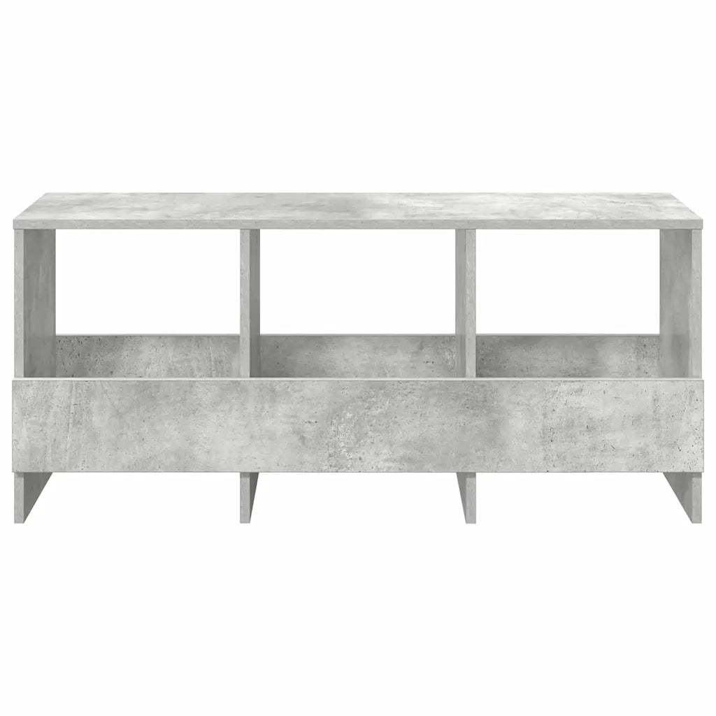 Scaffale per riviste Grigio cemento 102 x 30 x 45 cm 890963