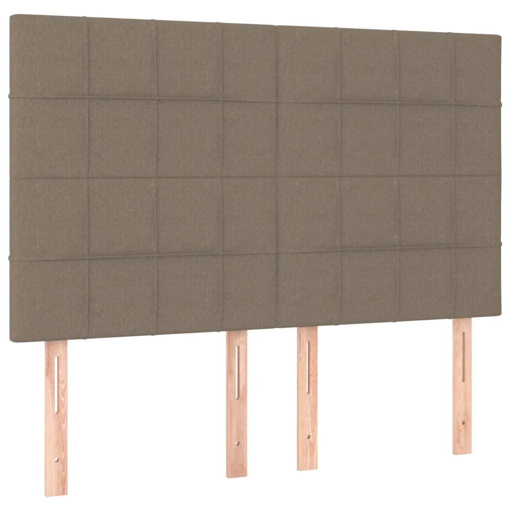 Letto matrimoniale | Letto per adulti | Giroletto senza Materasso Tortora 140x200 cm in Tessuto