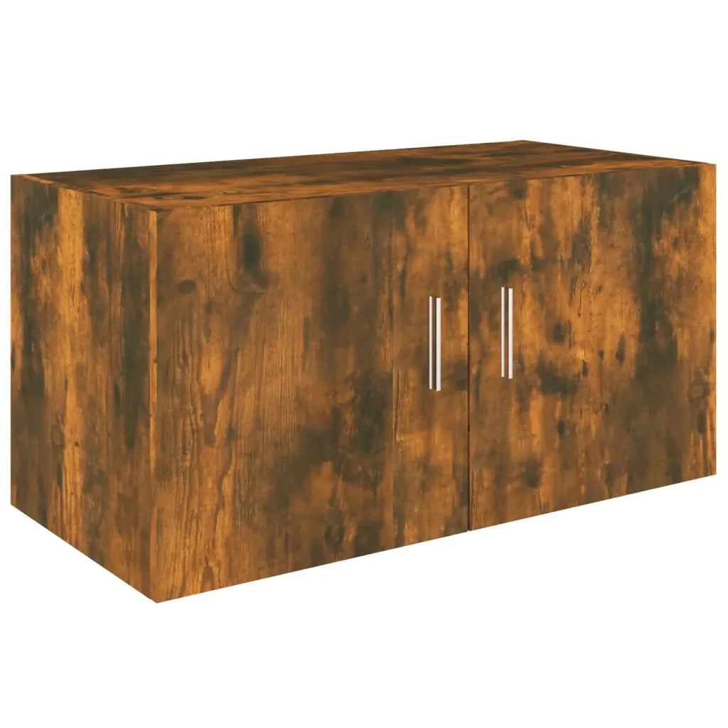Armadietto da Parete Rovere Fumo 80x39x40 cm Legno Multistrato CFW5808382