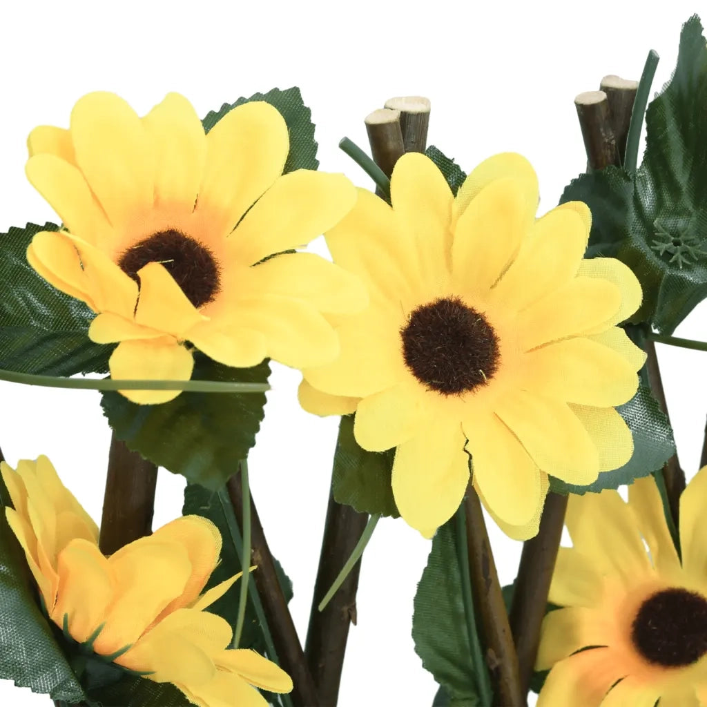 Traliccio Edera Artificiale Espandibile 5 pz Giallo 180x60 cm CFW2298581