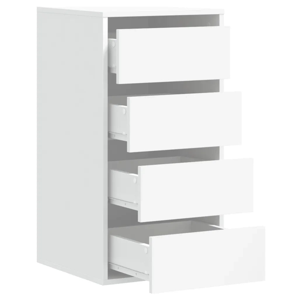 Cassettiera Bianca 40x41x76 cm in Legno Multistrato CFW4610669