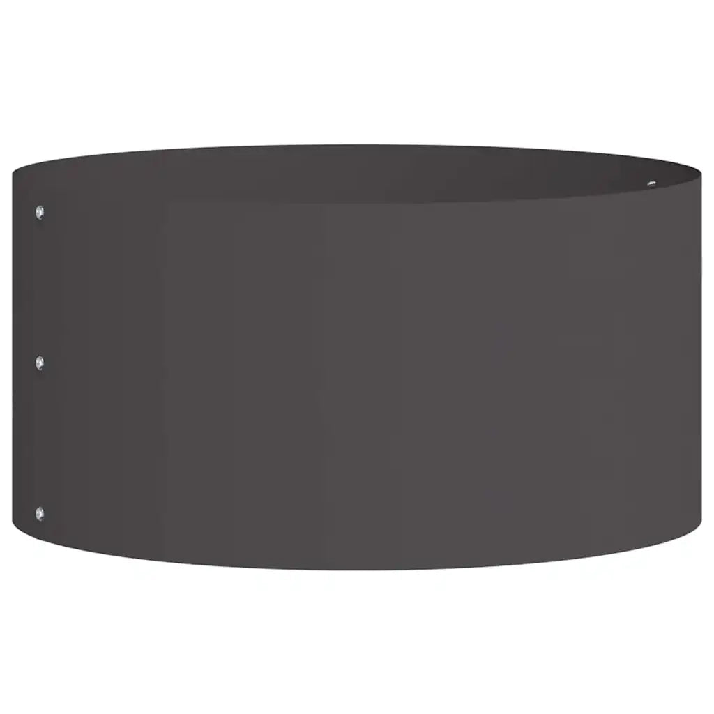 Anello per vaso Nero 40 x 40 x 20 cm Acciaio laminato a freddo 873606