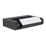 Applique Esterno Contemporanea Brianza Alluminio Nero Led