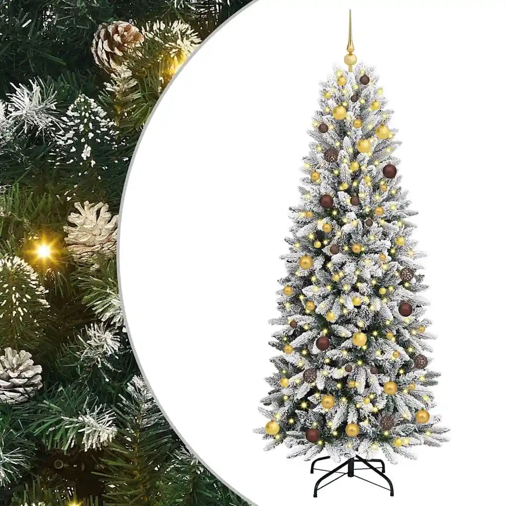 Albero di Natale artificiale Bianco 210 cm 3396054