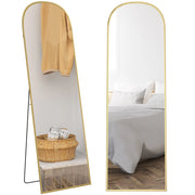 Specchio da Terra Corpo Intero ¨C Xylo ¨C Design Moderno Oro 50x161.5 cm