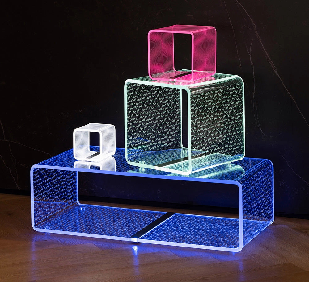 LAMPADA DA TAVOLO PICCOLA SOLID DECORO FLOTS LED 4200°K / 24 Volt - 12 W/Mt
