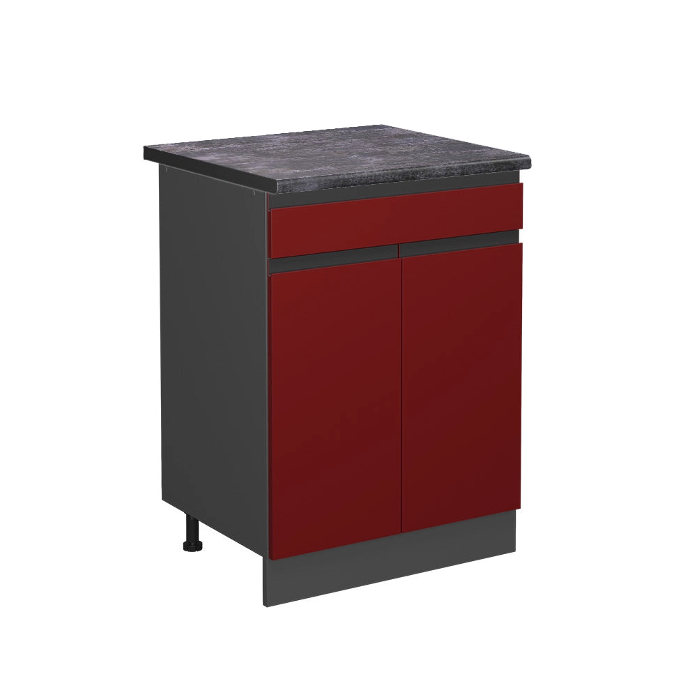 Vicco Base da cucina Rosso 60 cm , AP Antracite