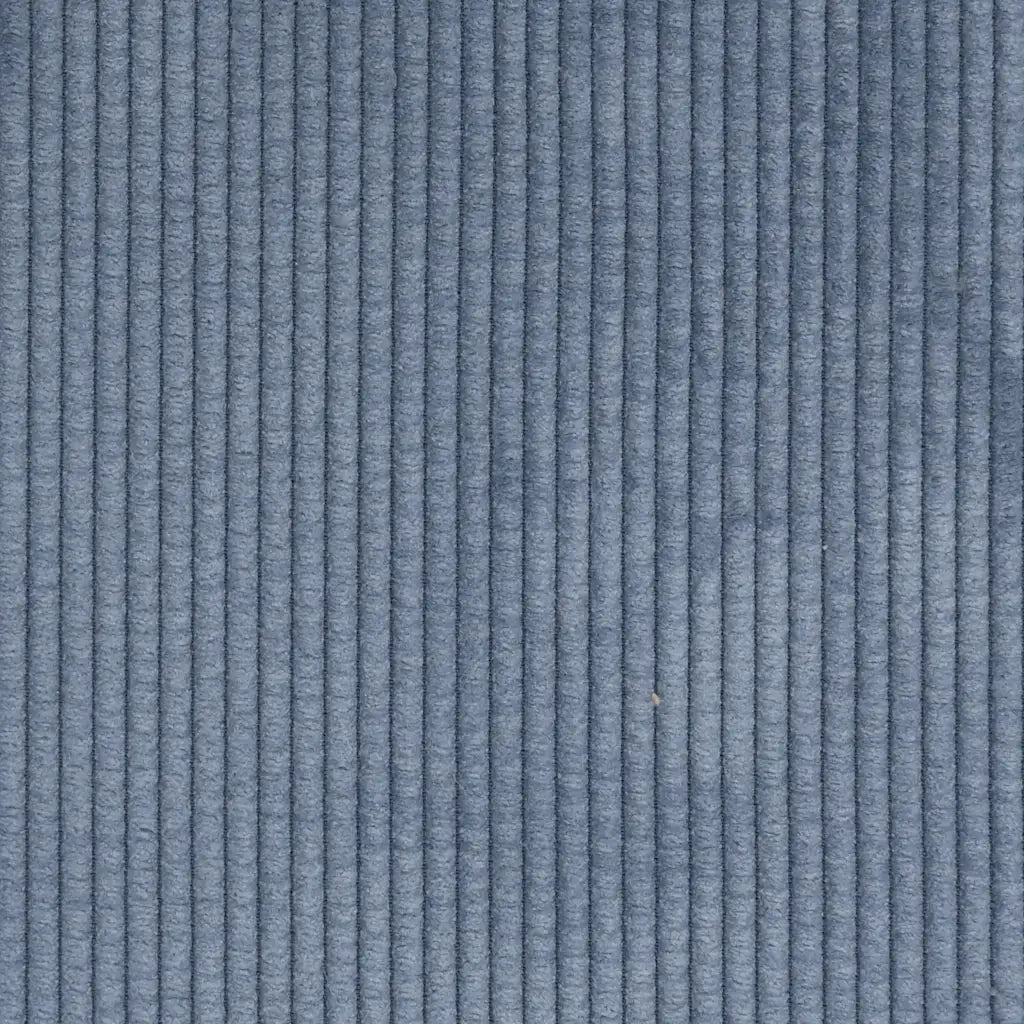 Divano Divanetto-Sofa Blu 140 cm Tessuto di Velluto a Coste