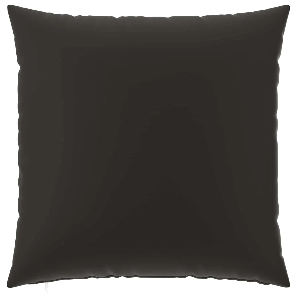 Federa 6 pcs HEERLEN Nero 80 x 80 cm Poliestere 913658