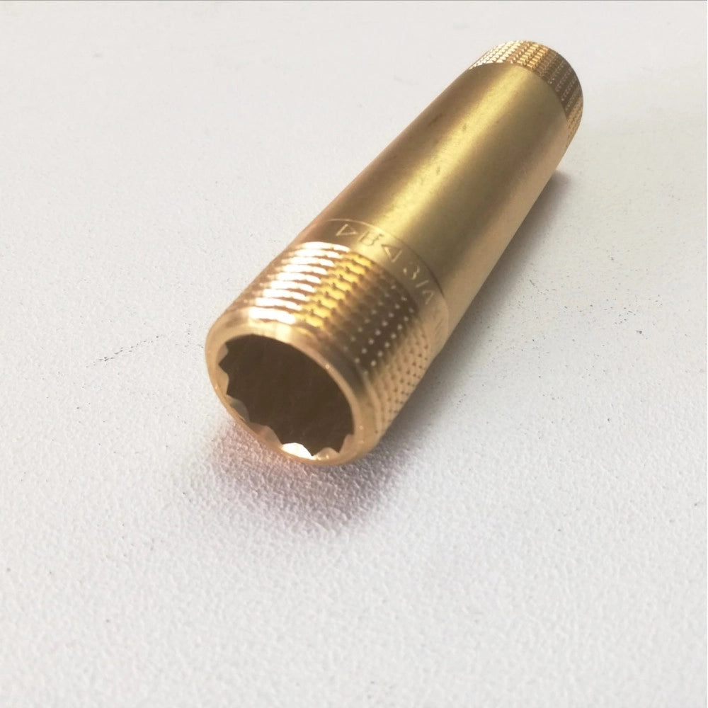 Tronchetto vite da 1 x 200mm di prolungamento in ottone