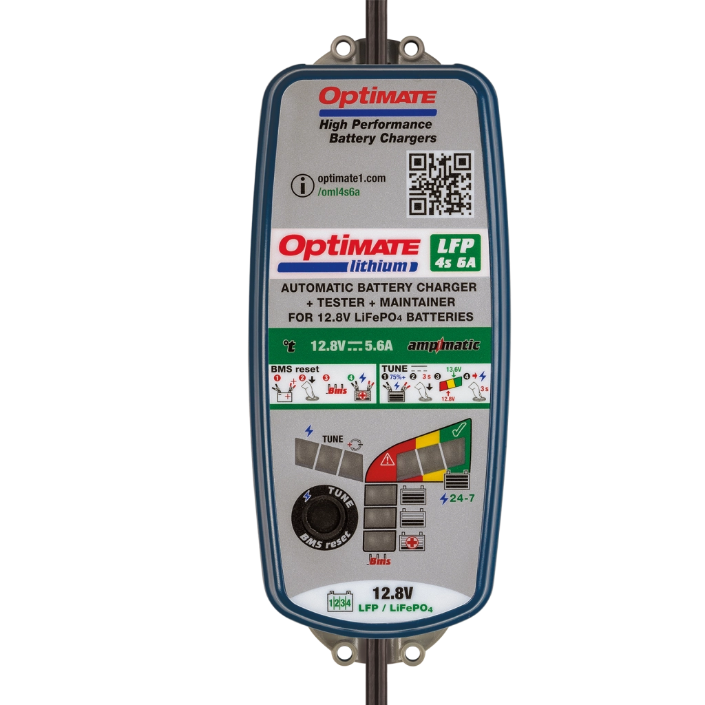CARICABATTERIE OPTIMATE LITHIUM 4S per batterie da 12.8V 6A