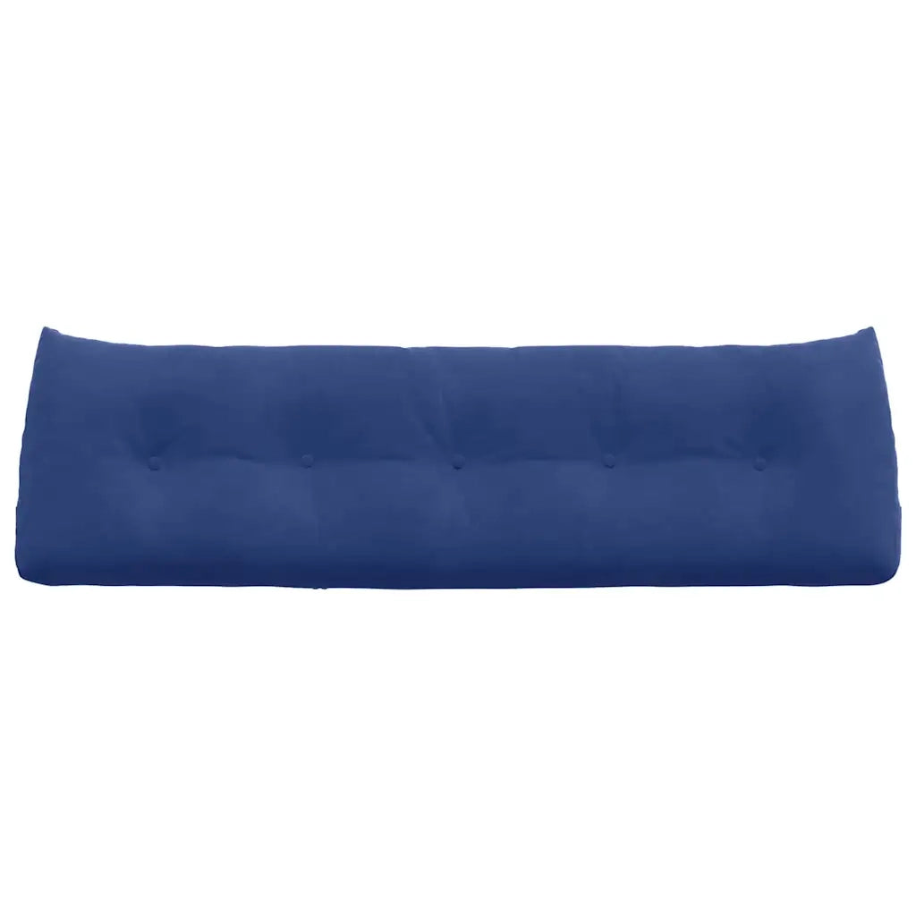 Cuscino per Schiena Blu Polizia 160 x 24 x 50 cm Velluto 42014556