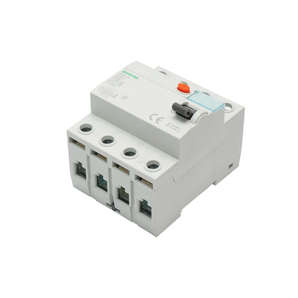 Interruttore differenziale 4P 100A 30mA 6kA, tipo A Suntree