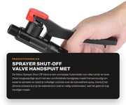Vitello di chiusura - Sparatore - Aspiratore per giardino - Manico - Plastica - Controllo automatico