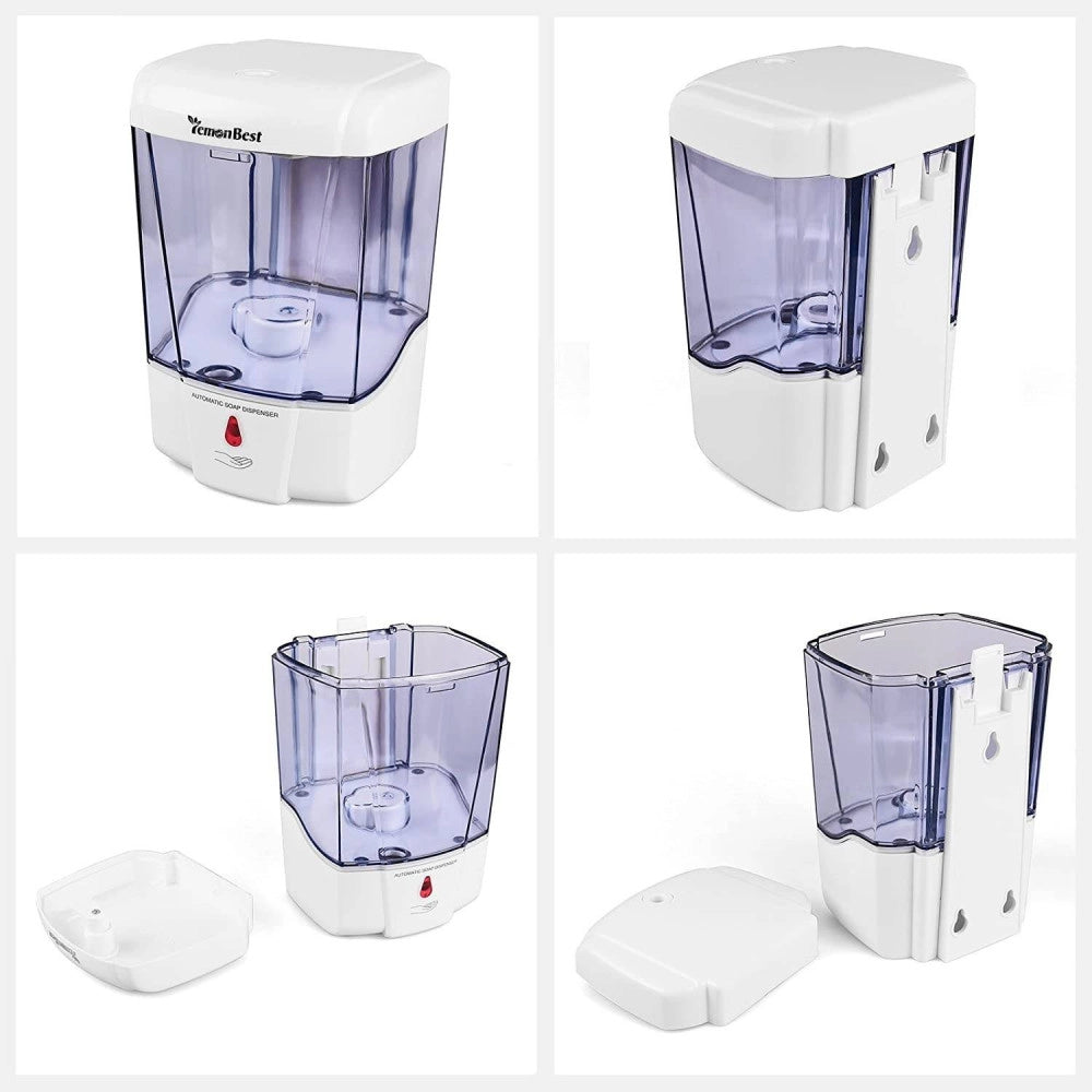 Trade Shop - Stazione Igienizzante Completa Di Colonnina E Dosatore Gel Sapone Automatico -