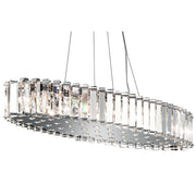 Lampadario cristallo da tavolo cromo Crystal Skye 12xG9