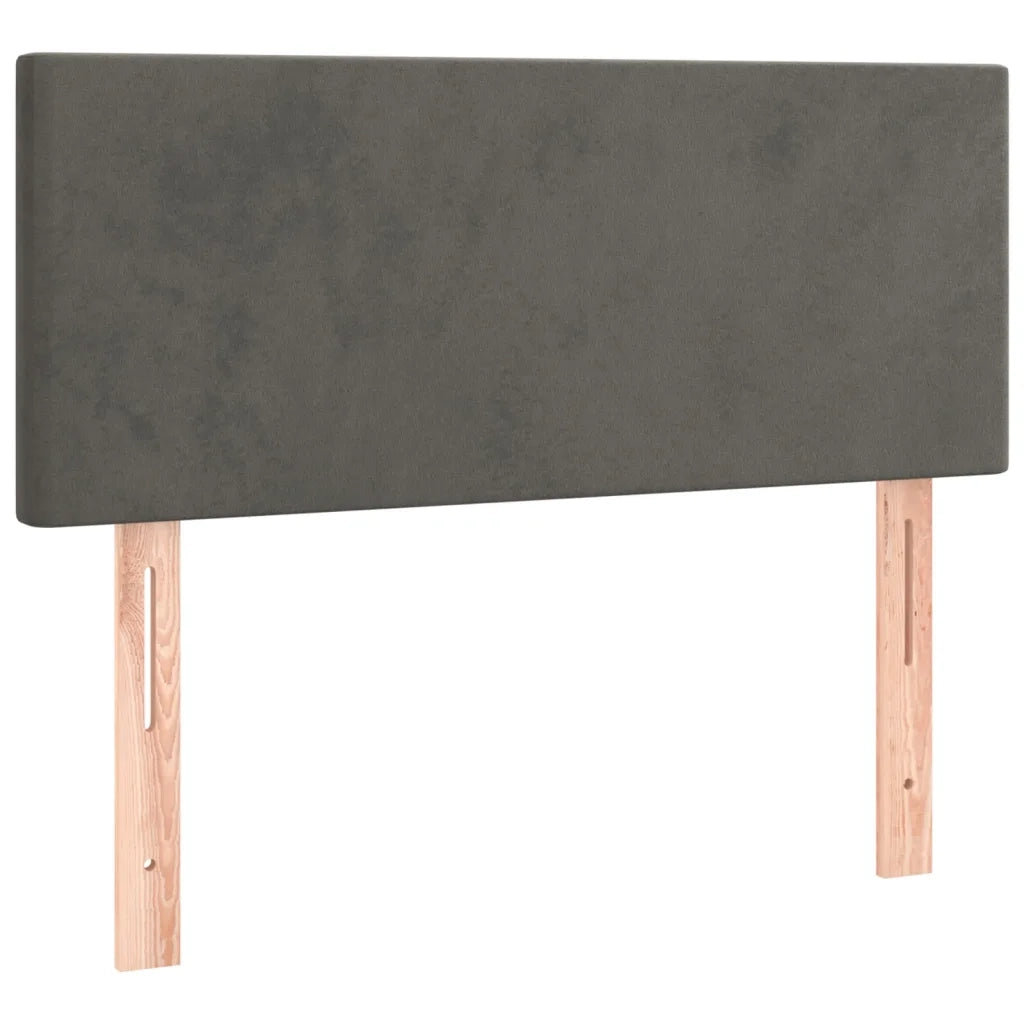 Testiera | Testata Grigio Scuro 80x5x78/88 cm in Velluto