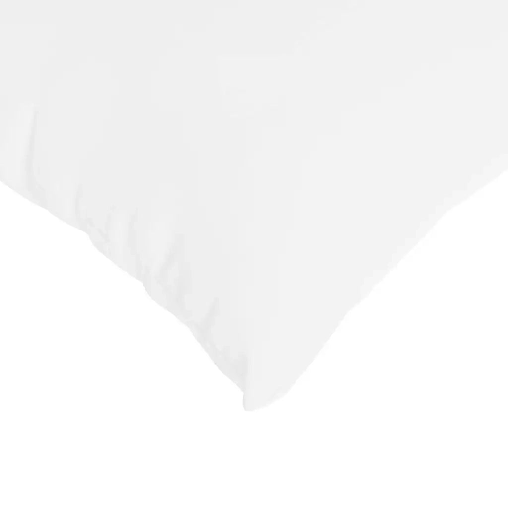 Cuscini da Divano 2 pz-Set di 2 Cuscini per Sofa Bianco 50 x 50 cm Tessuto