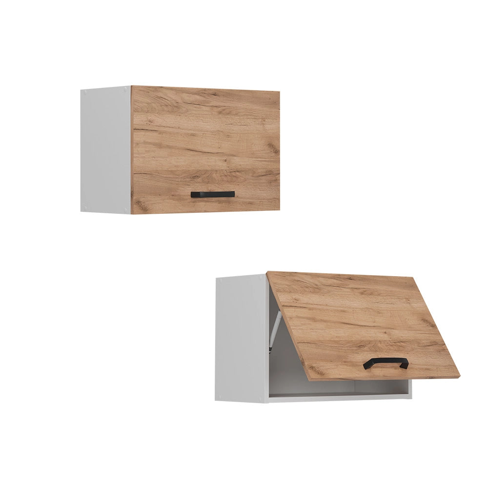 Pensile da cucina R-Line Rovere dorato/Bianco 60 cm Piatto Vicco