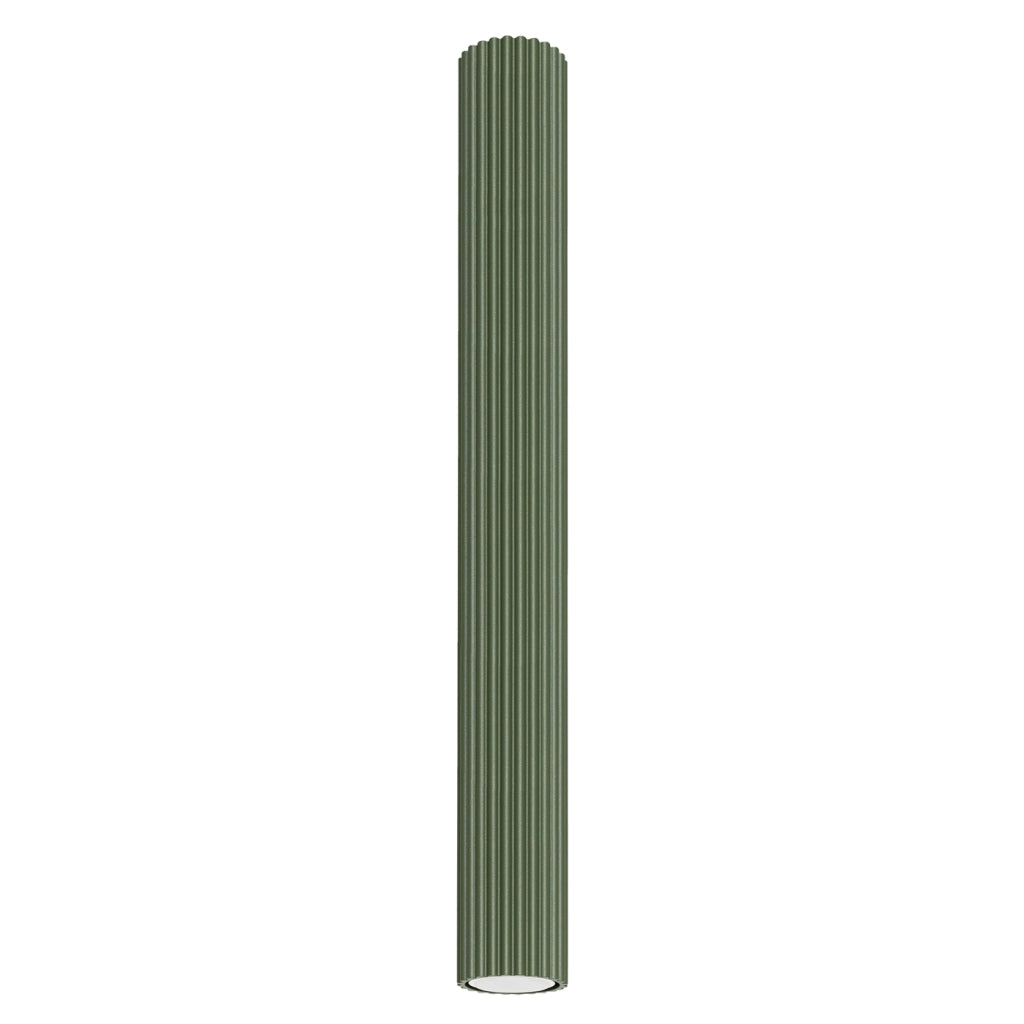 Lampada da soffitto KARBON 60 verde oliva