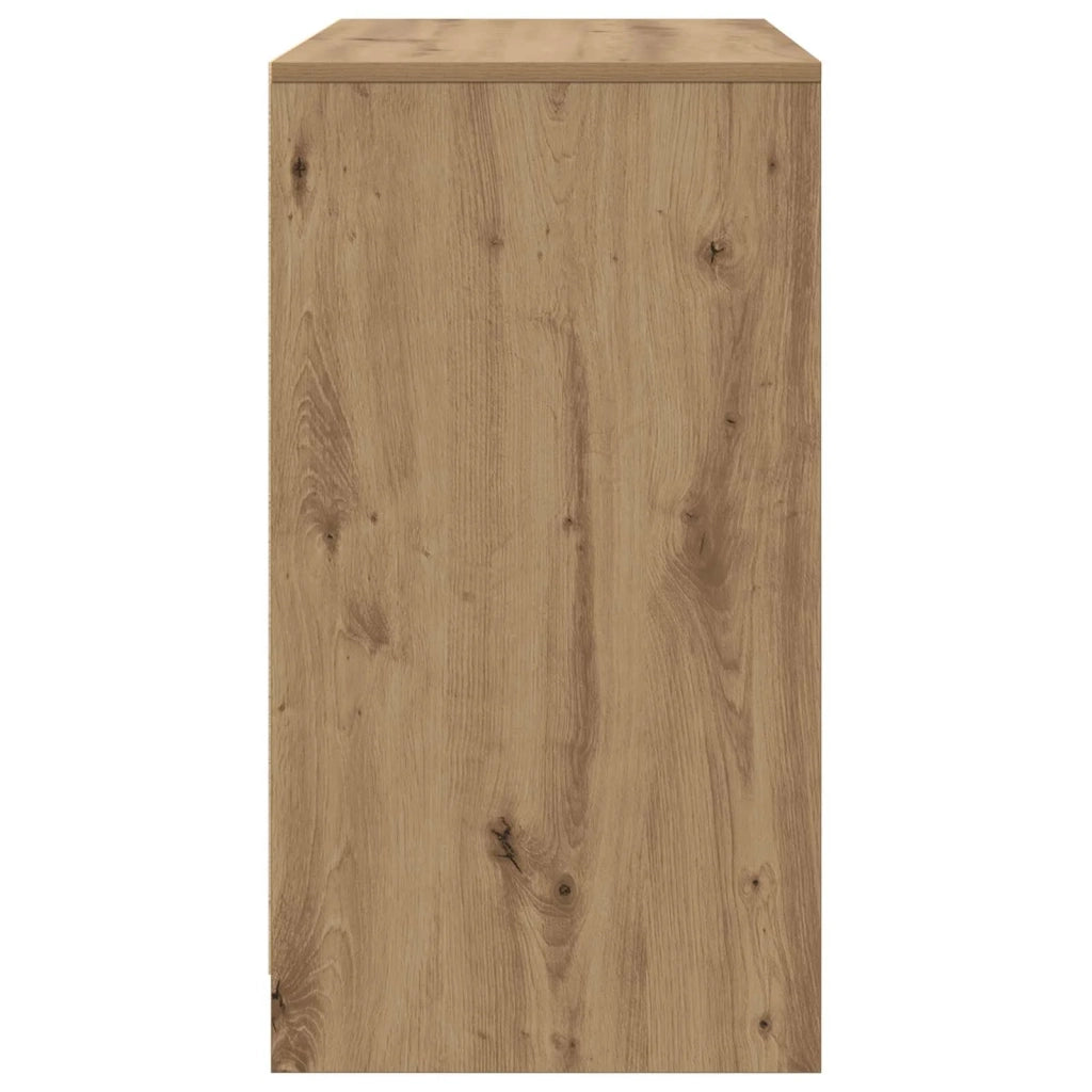 Credenza con cassetto 3 pz | Madia | Buffet da pranzo | Armadio da pranzo Rovere artigianale 70 x 41 x 75 cm