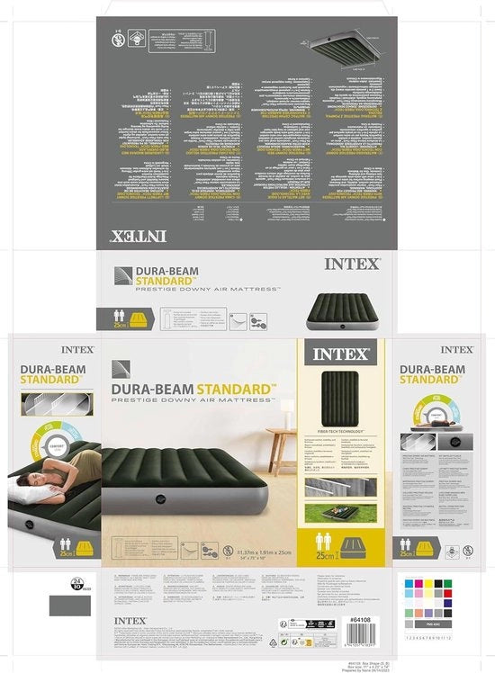 Letto aeree Prestigio - 137cm x 191cm x 25cm