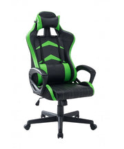 POLTRONA UFFICIO JEREZ IN PVC NERA E VERDE