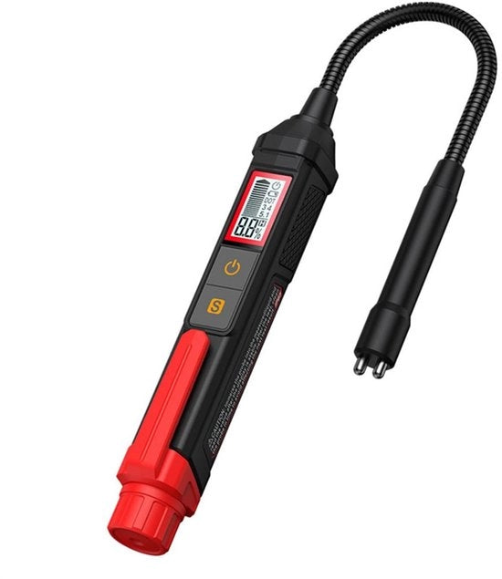 Misuratore di Liquido di Raffreddamento con Funzione di Memorizzazione dei Dati - Sonde di Test con Resistenza alla Corrosione - Dimensioni Compresse e Portatile - 370 x 24 x 30 mm - Incluso Batterie - Misuratore di Liquido di Raffreddamento
