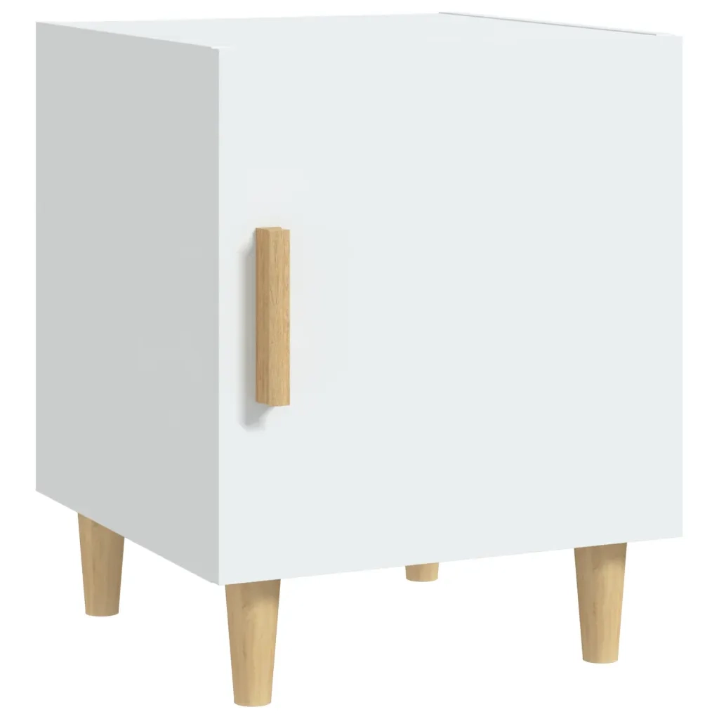 Comodino Bianco in Legno Multistrato 812042