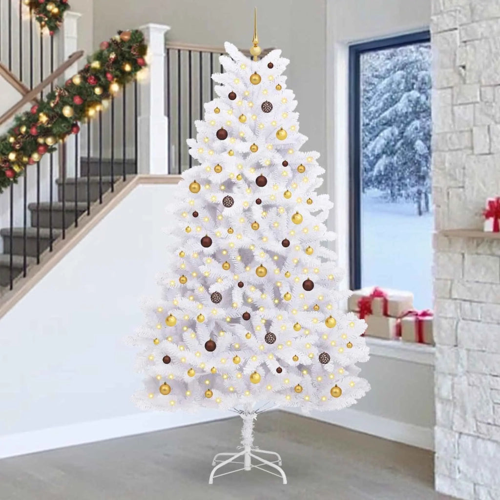 Albero di Natale artificiale Bianco 128 x 128 x 270 cm 3210136
