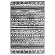 Tappeto da Esterni ARAKIL Nero 160x230 cm in PP CFW1654436