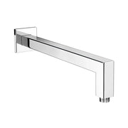 Braccio doccia a gomito in ottone cromato 35 cm