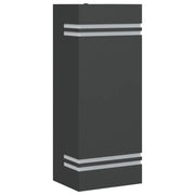 Applique da Esterno Nera in Acciaio Inossidabile CFW6306311