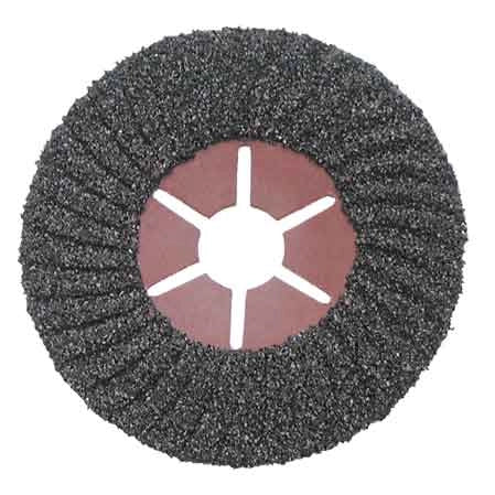DISCO SEMIFLESSIBILE AL CARBURO DI SILICIO Ø 115x22 mm - grana 24 - 25 pezzi- MOLITAL