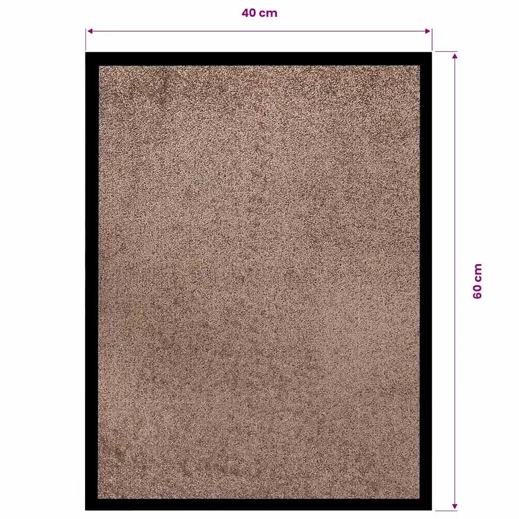 Zerbino | Tappetino Marrone 40x60 cm