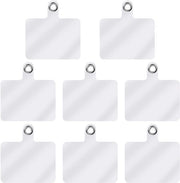 Cavo di ricarica universale per telefoni - Materiale PVC resistente - Anello metallico - Pacchetto da 8 pezzi - Accessorio di fissaggio per telefoni - Dimensioni 5,5 x 4 cm - Cavo di ricarica per telefoni