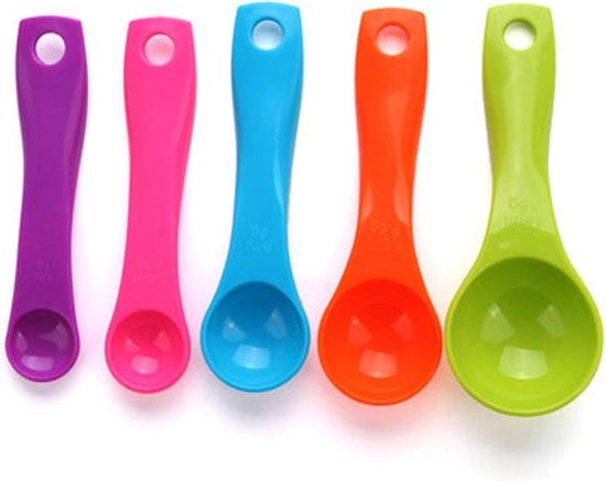 Set di misuratori di larghezza - 5 pezzi colorati - plastica