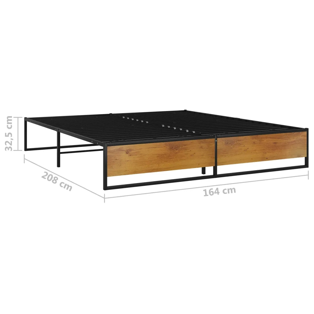 Giroletto Nero in Metallo 160x200 cm 324817
