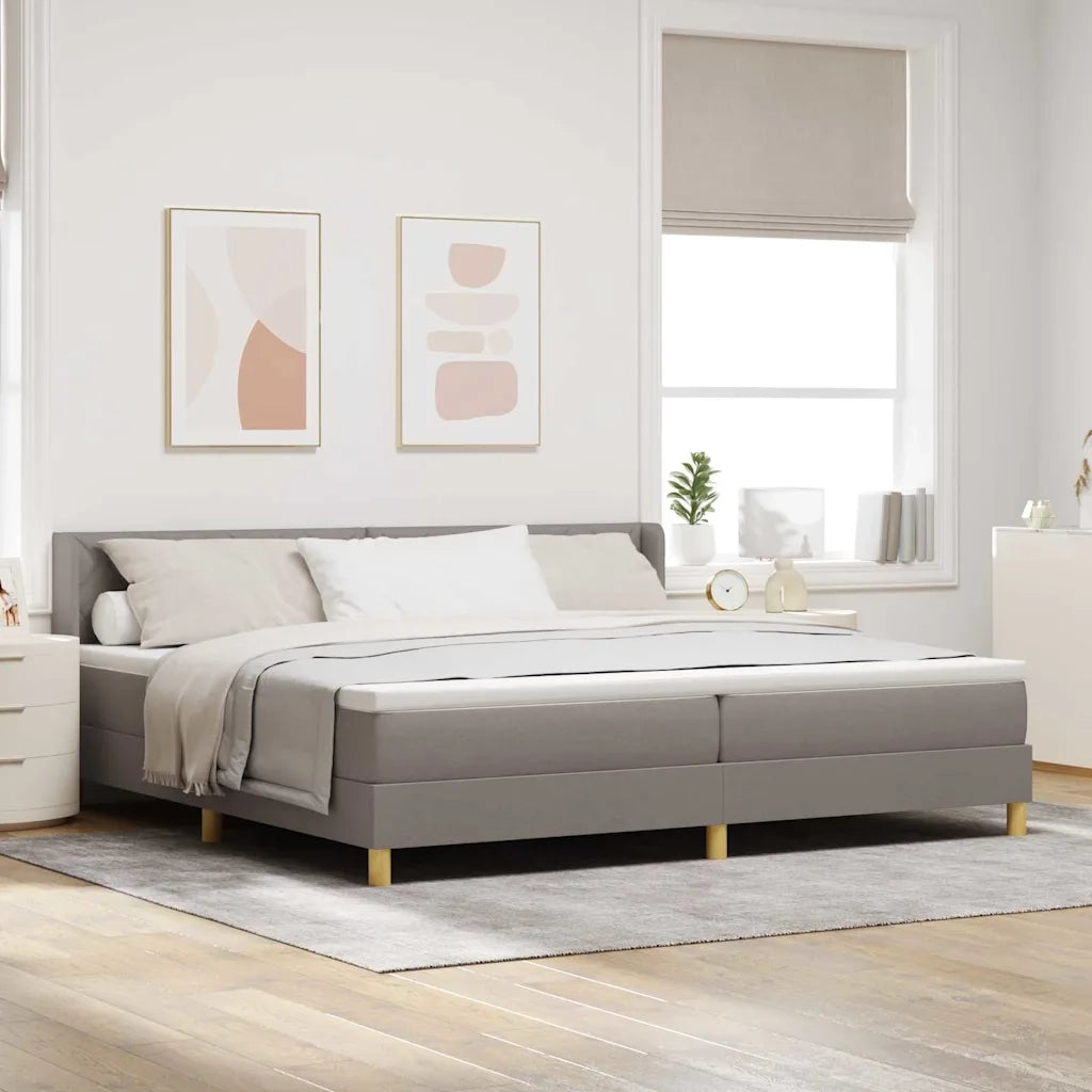 Letto a molle con materasso Talpa 200 x 200 cm Tessuto 3341381