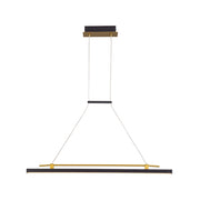 Lampada a sospensione Merlot LED 16W nero oro Italux