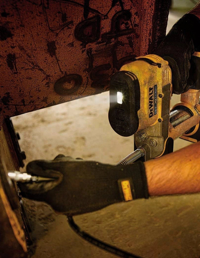Pistola per il grasso DeWALT DCGG571H1K (1 x 5,0 Ah Powerstack + DCB1104 + Maletín de transporte)