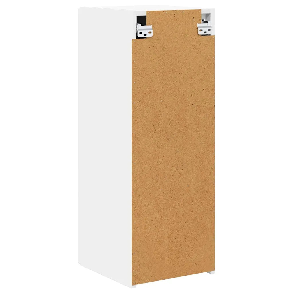 Mobile TV da parete 2 pcs Bianco 30 x 31 x 80 cm 892290