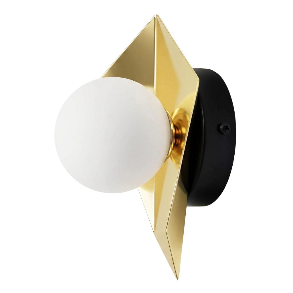 Lampada Da Parete App1411-w Black Gold