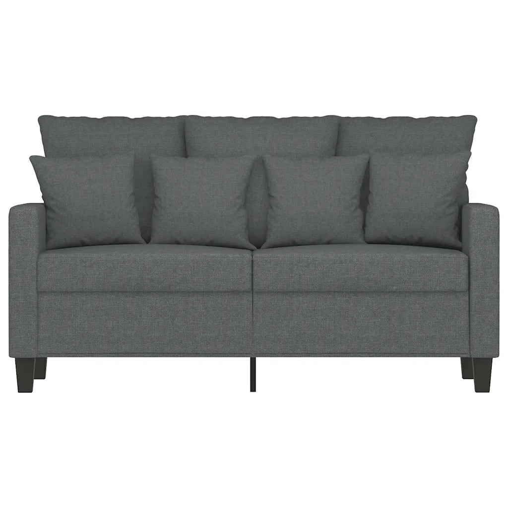 Divano a 2 Posti Grigio Scuro 120 cm in Tessuto 359260